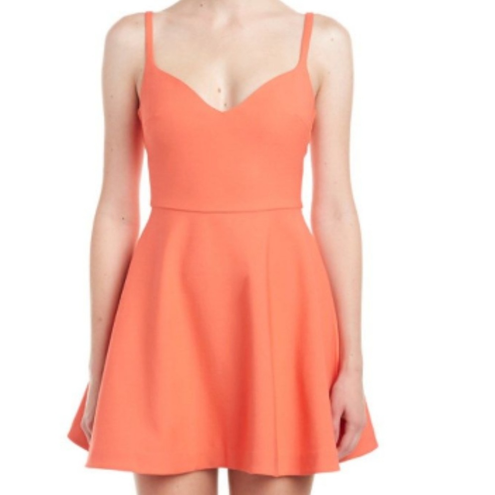 Elizabeth and James Peach Mini Dress